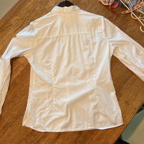 LA REDOUTE White Button Down Shirt size 10 - Picture 2 of 7